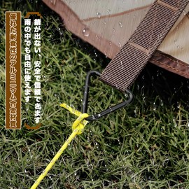 NKAKTSU Triangle Carabiner, Set of 20, Lightweight, Small, Load Capacity 66.1 lbs (30 kg), Rust-free, Aluminum Alloy, Multifunctional, Guy Rope, Tarp, For Tents, Camping, Climbing, Fishing, Outdoors