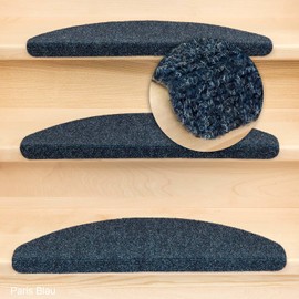 Kettelservice-Metzker Ramon Half Round Stair Mats Blue 1 Piece