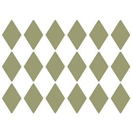 J BOUTIQUE STENCILS Harlequin Stencil Template for Crafting Canvas Modern DIY decor furniture