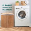 Eco Bath London Bamboo Laundry Basket with Lid - 55