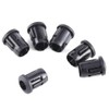 50 Pcs/Set LED Lamp Socket Diode Holder Nylon Black Clip