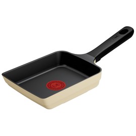 【Online Exclusive】 Tefal Egg Cooker, 5.5×7.1 Inches (14×18 cm), IH and Gas Fire Compatible, Free from Harmful Substances like PFOA, Non-Stick Longevity "IH Titanium Excellence Vanilla Beige Egg