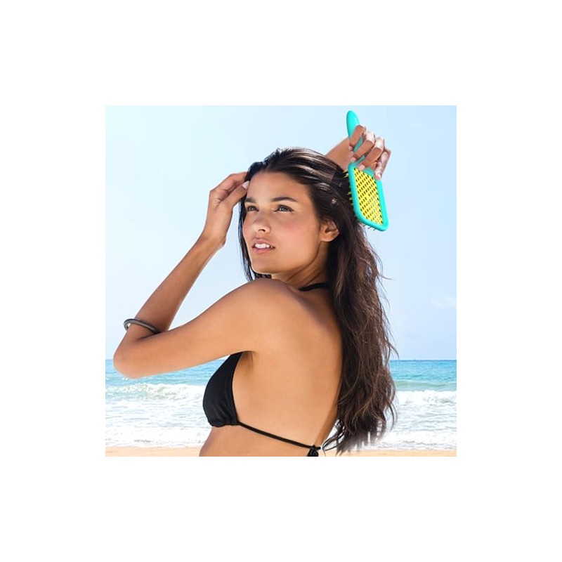 SHINLEA Cepillo para el pelo sin tirones, para cabello húmedo