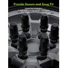 M12x1.5 Extended Lug Nuts - Replacement for Aftermarket Wheel 17