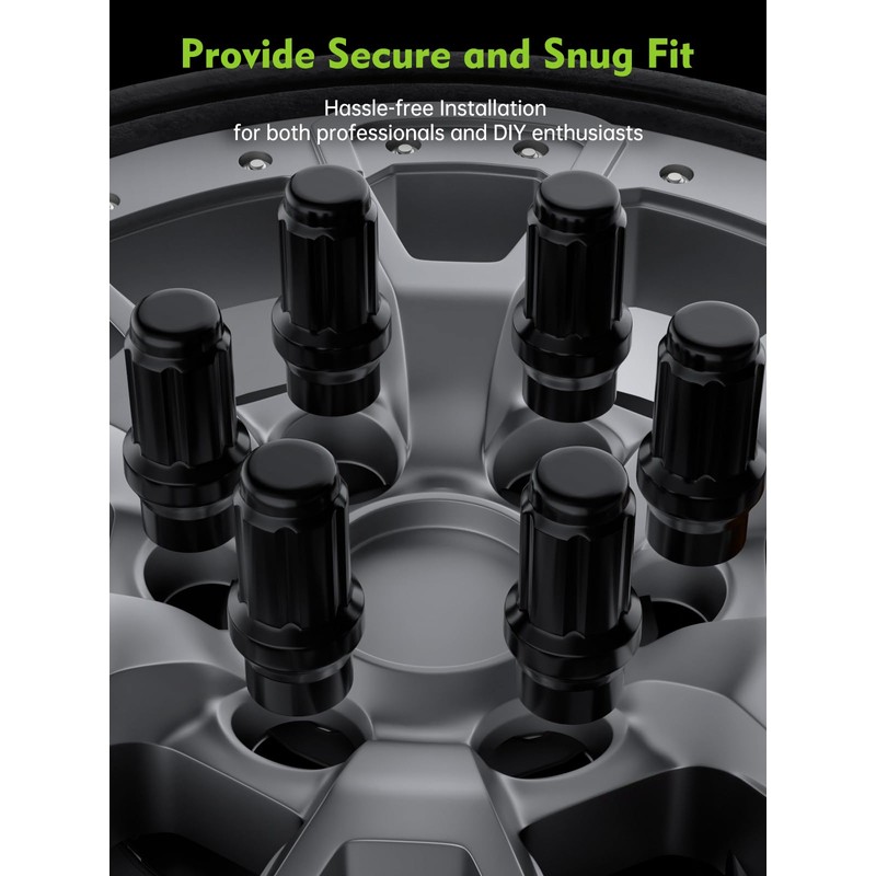 M12x1.5 Extended Lug Nuts - Replacement for Aftermarket Wheel 17