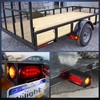 Nilight 2PCS Steel Trailer Light Boxes Housing Kit w/ 6Inch