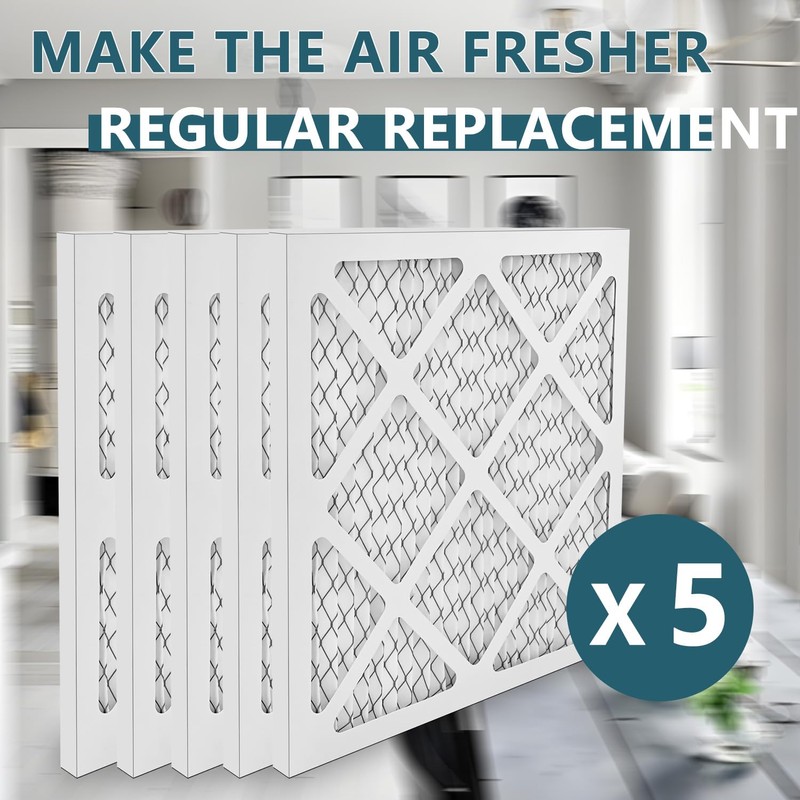 5pcs Pre-Filter Replacement Compatible with Vevor Air Scrubber ZHP2301-550/ BlueDri