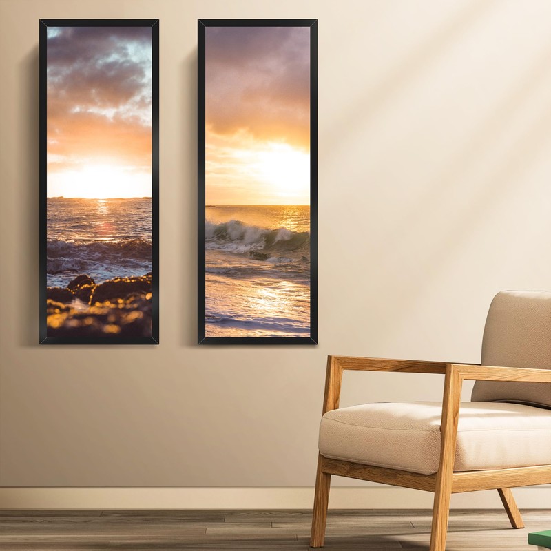 Picrit 13.5 x 40 inch Poster Frame, Panoramic Photo Frame