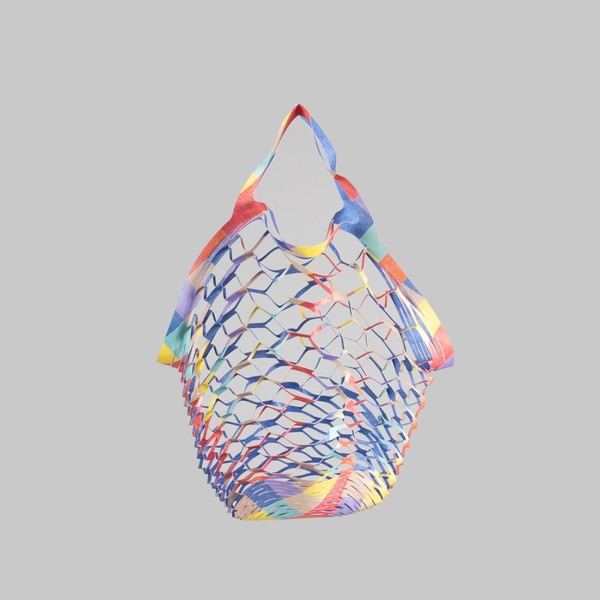 DLS by DSLSM 10 Pcs Sustainable Plastic Net Bags Orange