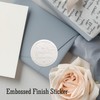100 x A Sweet Thank You Wedding Stickers Party Embossed