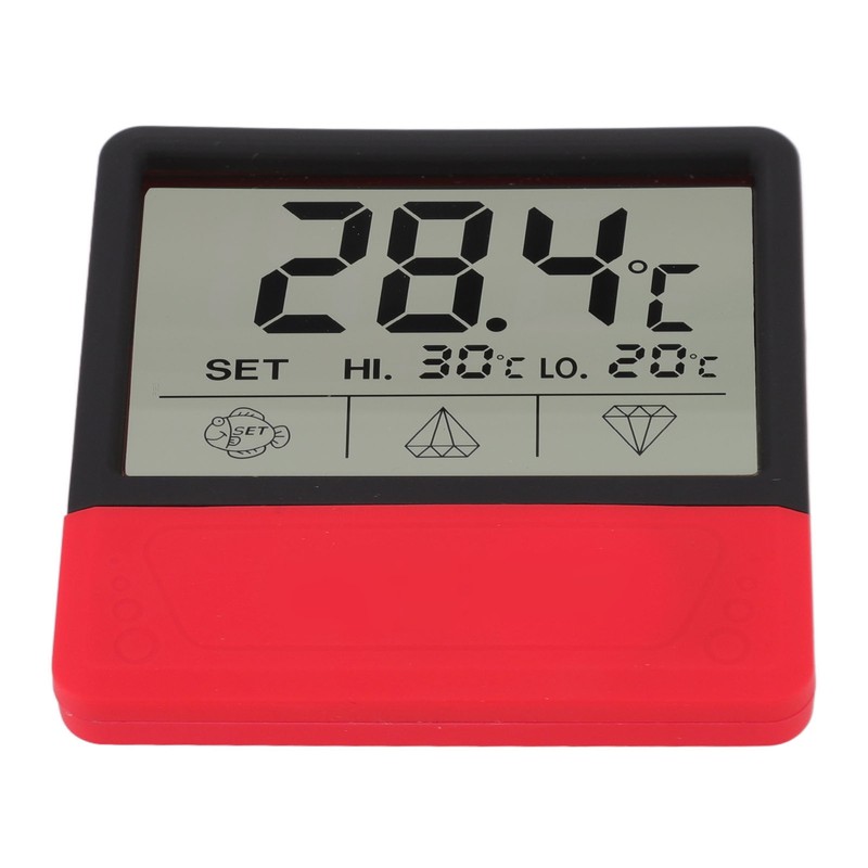 Digital Aquarium Thermometer High Accuracy High Temperature Alarm LED Fish