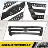 KUAFU Front Grille Inserts Compatible with 2011-2015 Ford Explorer Bumper