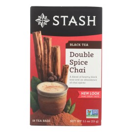 UD_Stash Tea - Tea Black Dble Spice Chai - Case Of 6 - 18 Bag