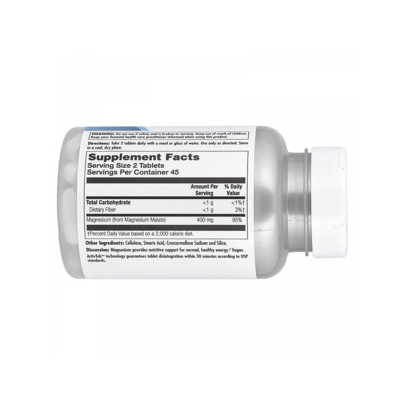 칼 (칼) KAL, 마그네슘 말레이트 400, 90정 KAL Magnesium Malate