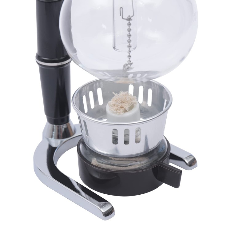 DUTTIETY Glass Siphon Coffee Maker, 360ml Tabletop Glass Siphon Pot