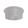 Universal Clear Flush Pipe Inlet Pan Connector - Flush Cone,