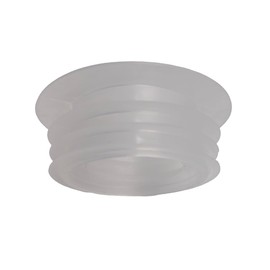Universal Clear Flush Pipe Inlet Pan Connector - Flush Cone, Flush Pipe Connector Seal, Toilet Cone Washer for Secure and Leak-Free Installation