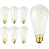 HOMOSUM E26 Frosted LED Edison Bulbs, 4W, Equivalent 40W, Soft