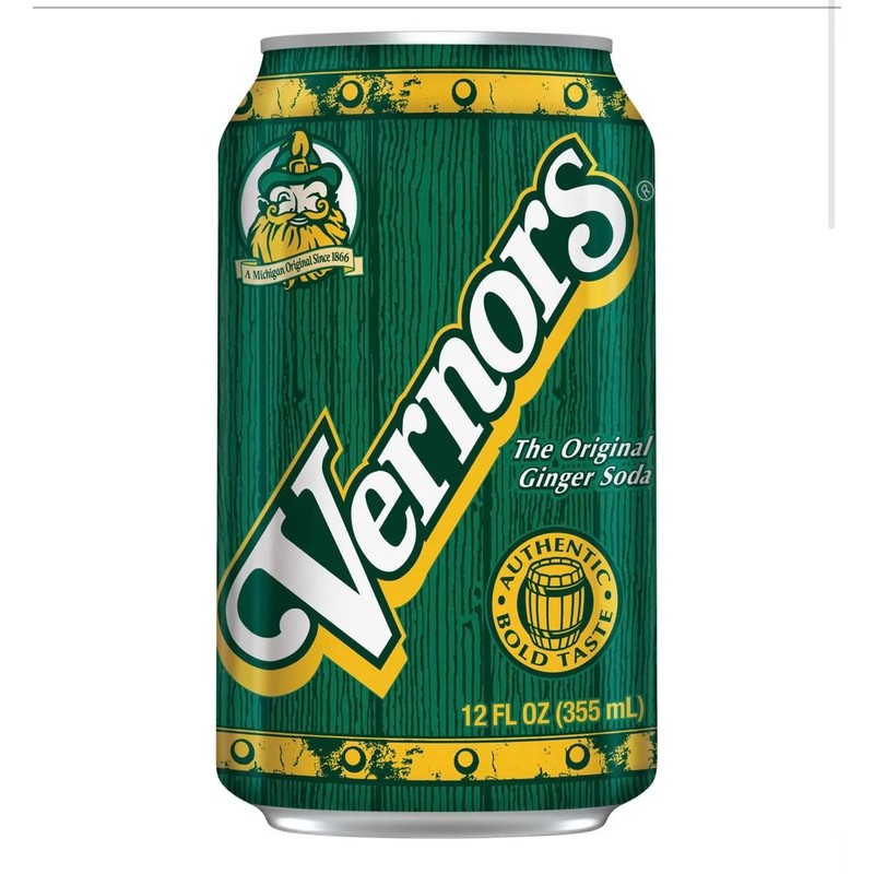 Vernors Ginger Ale, 12 oz (24 Cans)
