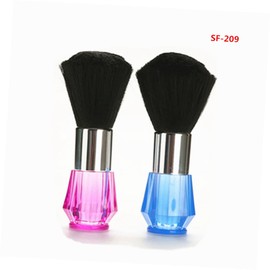 LALAFINA Portable Hair Brush Crystal Handle Brush for Men Women Hair Styling Cleaning Tool