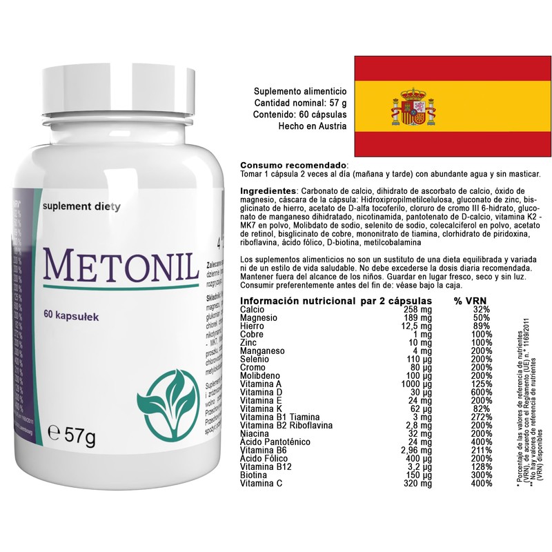 Metonil - 120 Kapseln (2x 60 Kapseln), 2er Pack