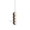 sleeklight Pull Cord with White Marble Effect Pebble Handle, Ice
