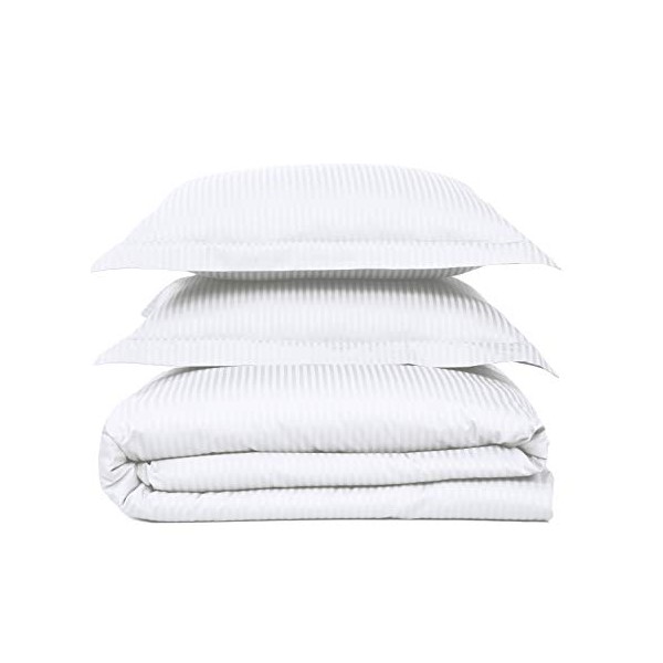 Feather Stitch 500 Thread 3 Pieces Duvet Cover Set 100%