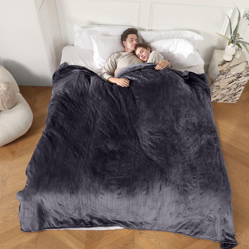 Electric Blanket Queen Size, Super Soft Cozy Upgraded Flannel Heated