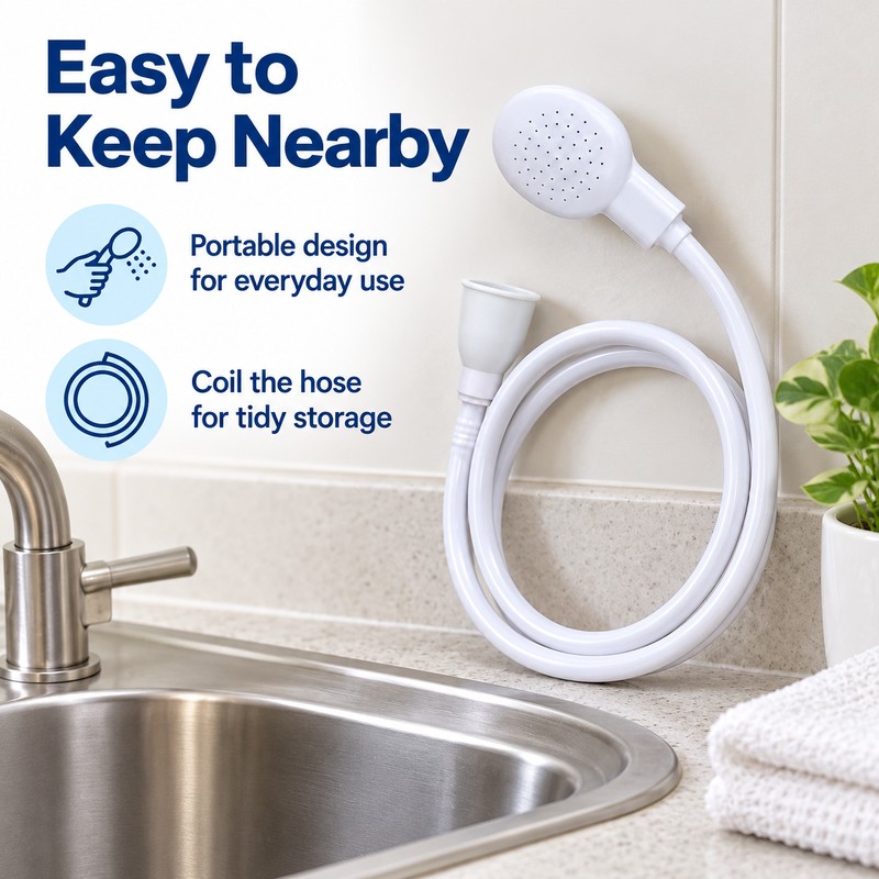 Multifunctional Faucet Shower Sprayer for Sink & Bathroom Use –