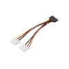 axGear SATA Power 15 pin to Dual 4-pin Molex Conncetor