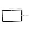 COHEALI Camping Projector Screen Portable Drop Down Screen Home Theater