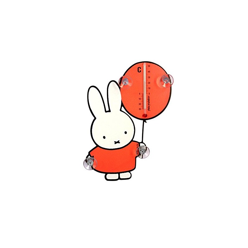 S&Cコーポレーション PLUTO(プルート) 温度計 ミッフィー TE055 TE055 レッド 13ｘ18ｘ2cm