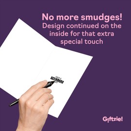 Gorgeous Birthday Card - Style Icon - Stunning Fashion Magazine Inspired Stylish Birthday Card for Women Mum Sister Daughter Friend Nan Grandma Cousin, 5x7 Inch Female Greeting Cards