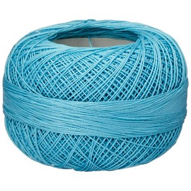 Lizbeth Size 80 HH80 Cotton Thread 184 yds 10 Grams, Turquoise Lt