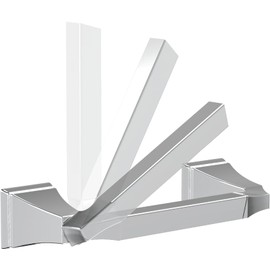 Delta Dryden (1-Pack) Toilet Paper Holder Polished Chrome Tissue Roll Holder for Bathroom Organization and Storage Pivoting Toilet Tissue Holder Wall Bathroom Accessories 75150