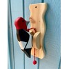 Red-headed woodpecker door knocker