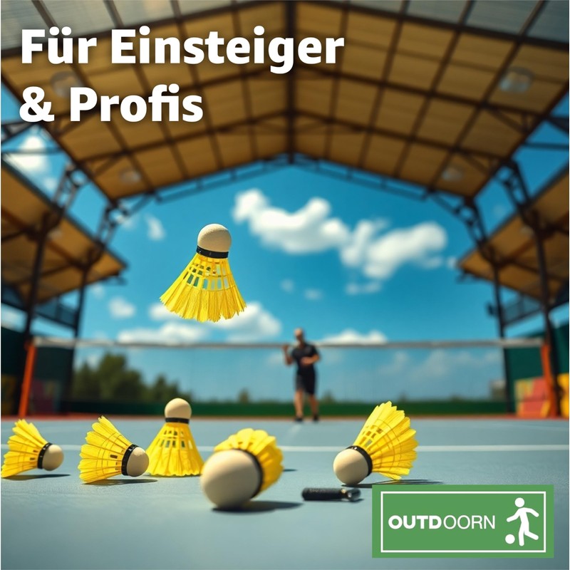 12 x Shuttlecocks, Yellow for Badminton: For Training and Competition