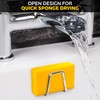 Stainless Steel Sponge Holder for Kitchen Sink – Compact &