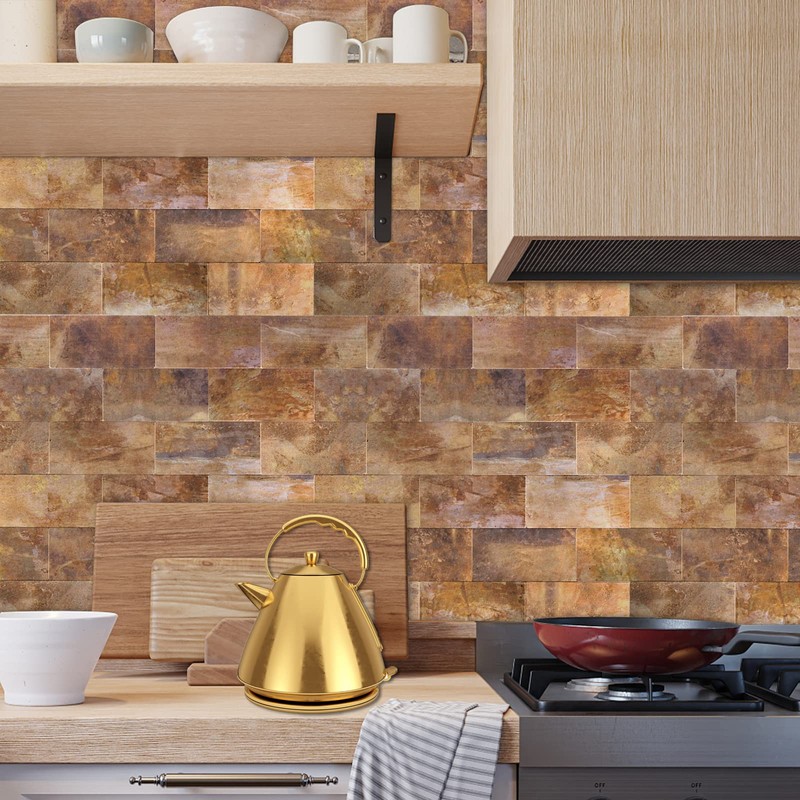 20-Pack Peel and Stick Tile Backsplash 12"X12" PVC Wall Tiles,