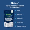 Wellthy L Treonato de Magnesio 180 Cápsulas. Hecho solamente con