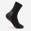 thorlos mens Kx Max Cushion Crew Hiking Socks, Black, Medium