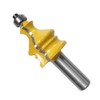 Gasea 1/2" Shank 1-3/4-Inch Architectural Face Base Molding Router Bit