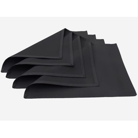 place mats, set of 4, made from 100% cotton, concept, colour (place mat set of 4, 46 x 36 cm, anthracite)