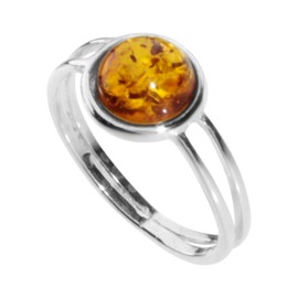 Baltic Sea-Schmuck Ring - Almut - Silver 925/000 - Amber, Amber, Amber