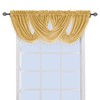 sheetsnthings 100% Polyester Gold Soho Waterfall Decorative Trim Window Valance