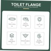 COHEALI 1 Set Toilet Wax Ring and Bolt Durable Toilet