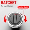 Airuzara 3Pcs Mini Finger Ratchet Set, 1/4 3/8 1/2 Drive