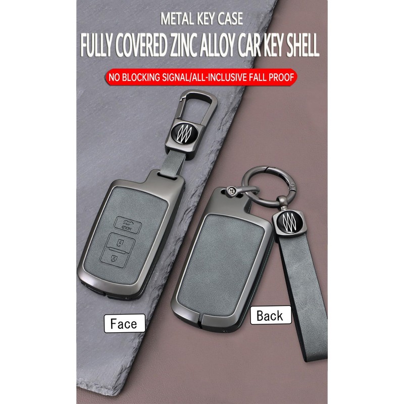ontto Zinc Alloy Car Key Case Cover fit for Toyota