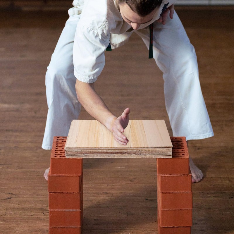 SEWACC 10pcs Versatile Taekwondo Breaking Boards Lightweight Performance Planks for