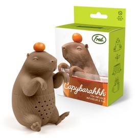 Genuine Fred CAPYBARAHHH Tea Infuser, Cute Capybara Design- For Loose Leaf Tea, Flexible, Easy to Clean Silicone, Fun Gift for Tea Lovers, Clever Kitchen Gadget